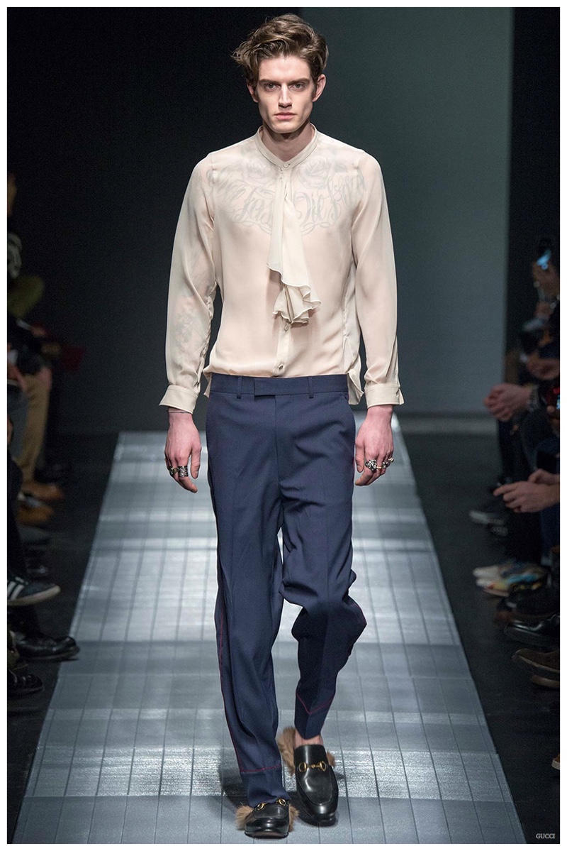 Gucci Men Fall/Winter 2015 Collection: Last Minute 70s Romantic – The ...