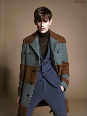 Jakub Pastor Embraces Men's Fashions in Earthy Hues for GQ Portugal ...