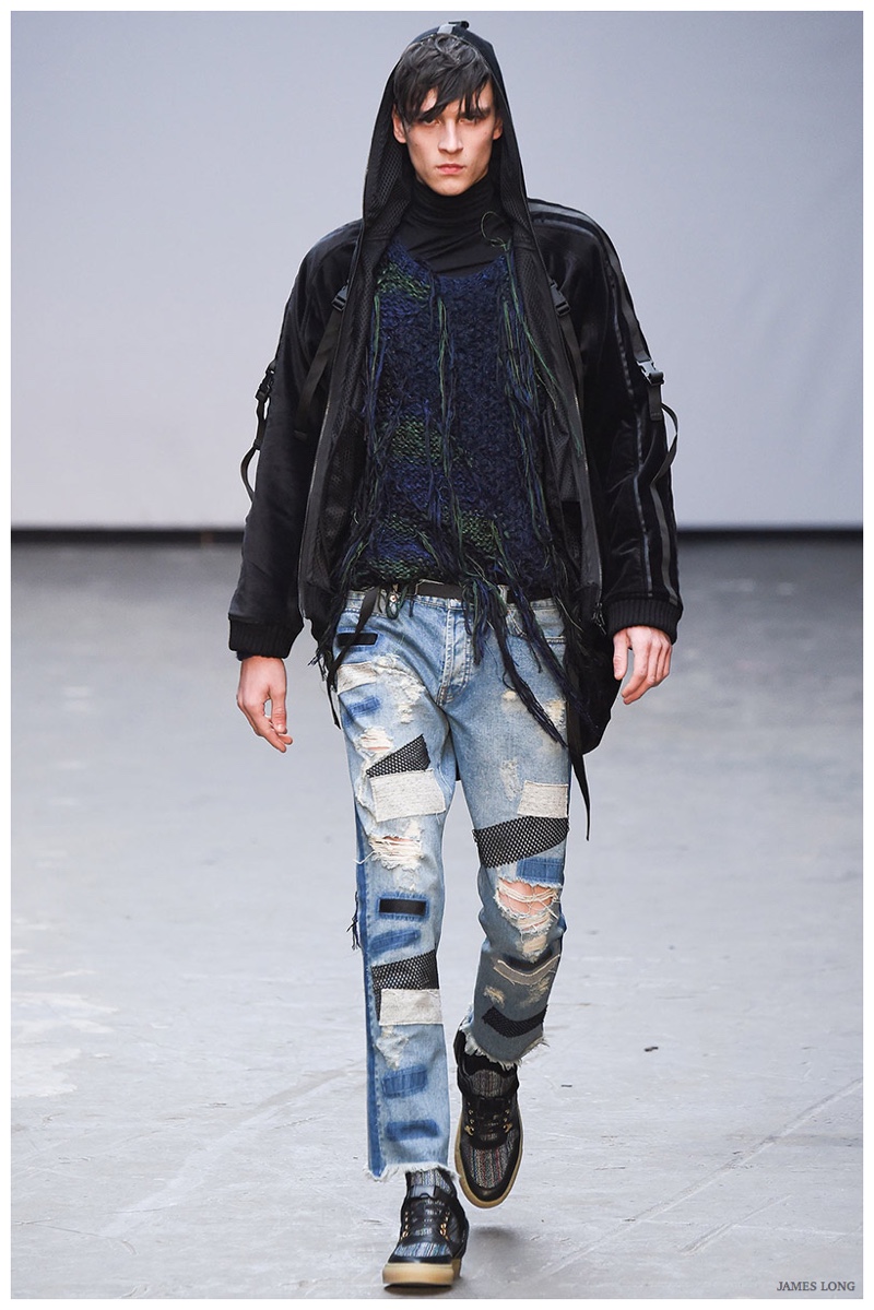 James Long Reworks Lace & Denim for Fall/Winter 2015 | London ...