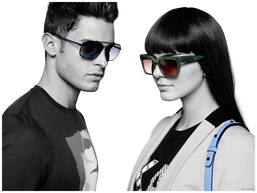 Baptiste Giabiconi Joins Kendall Jenner for Karl Lagerfeld Spring 2015 Campaign