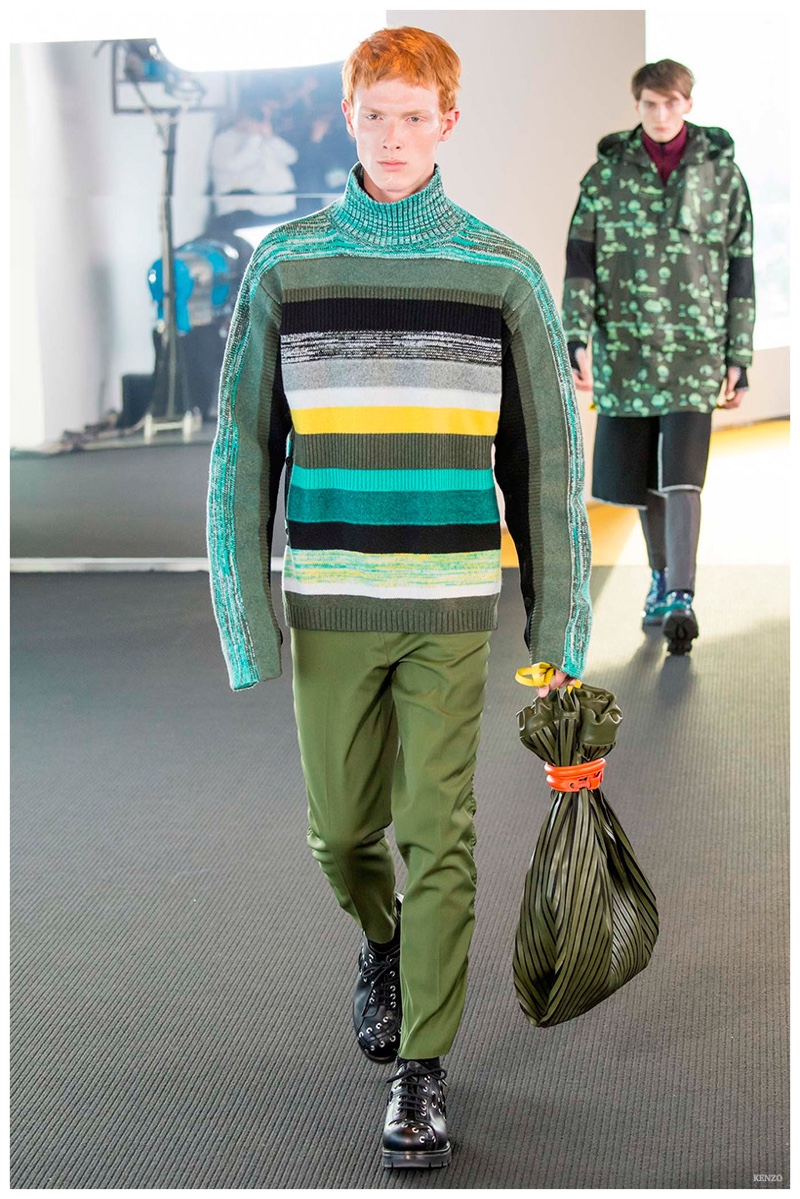 Kenzo Fall/Winter 2015 Menswear Collection Inspired by Stylish Survivor ...