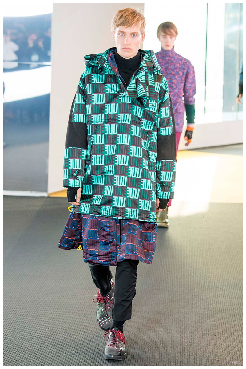 Kenzo Fall/Winter 2015 Menswear Collection Inspired by Stylish Survivor ...