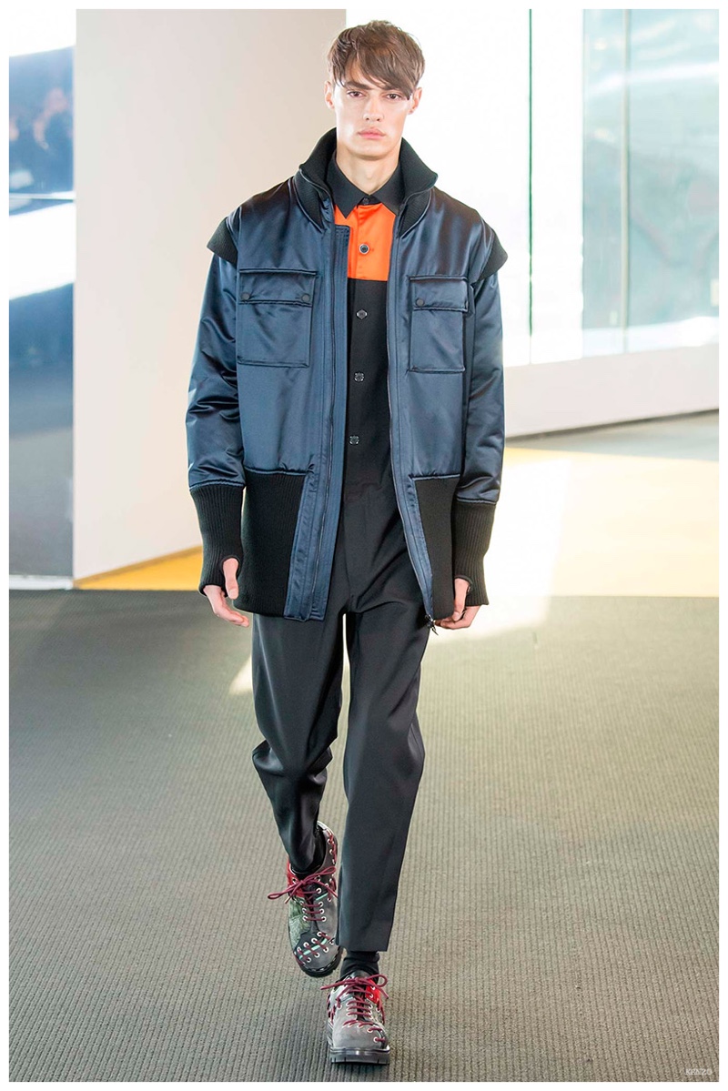 Kenzo Fall/Winter 2015 Menswear Collection Inspired by Stylish Survivor ...