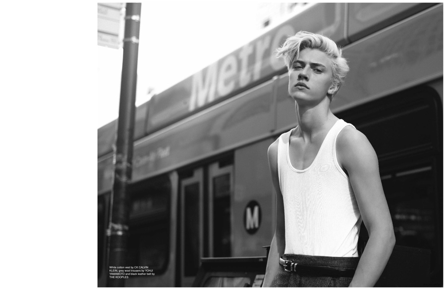 Lucky Blue Embodies Retro Cool for Rollacoaster Cover Shoot – The ...
