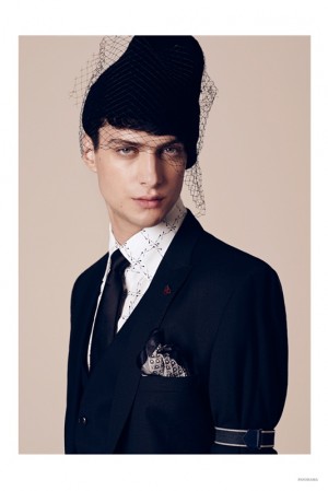 Matthew Bell is Punk Chic for Stylish Panorama Cover Fashion Shoot ...