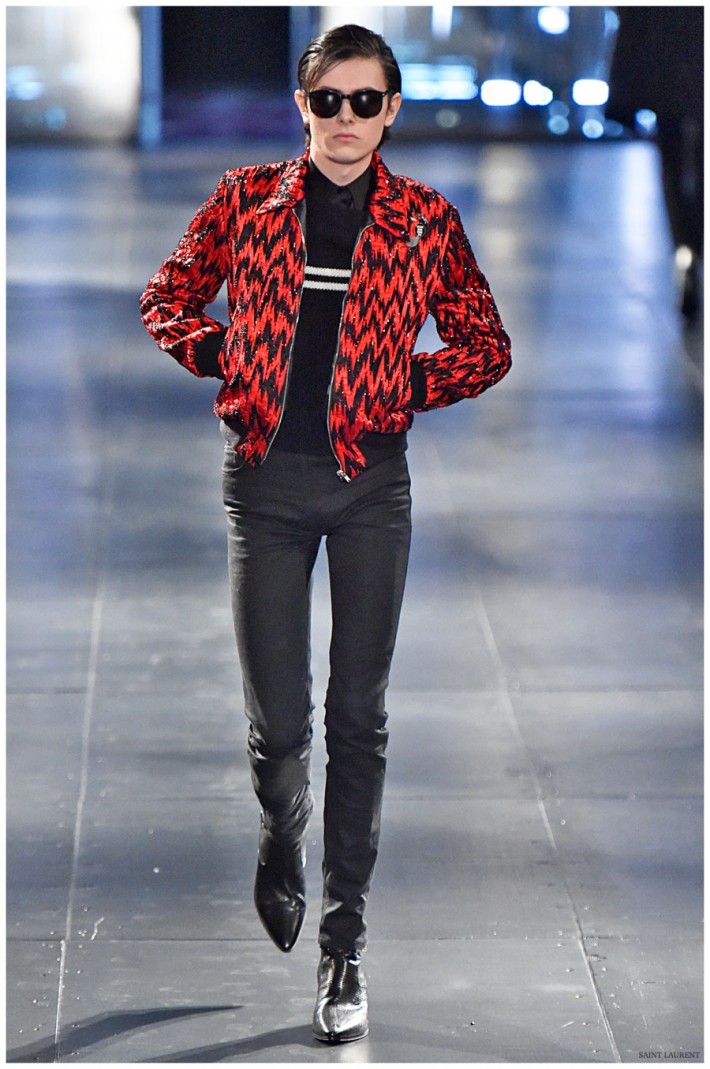 Saint Laurent Fall/Winter 2015 Menswear Collection: 