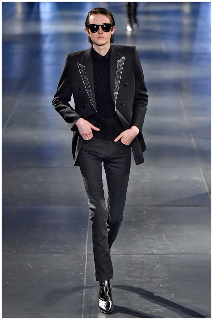 Saint Laurent Fall/Winter 2015 Menswear Collection: 