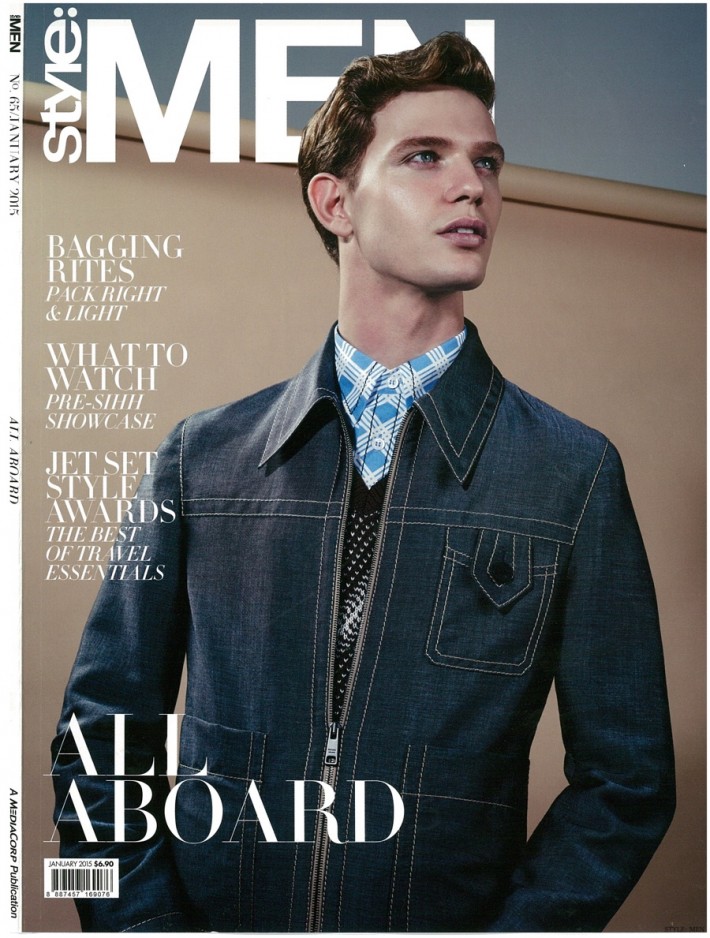 Loammi Goetghebeur Covers Style: Men Singapore in Prada Spring 2015 ...