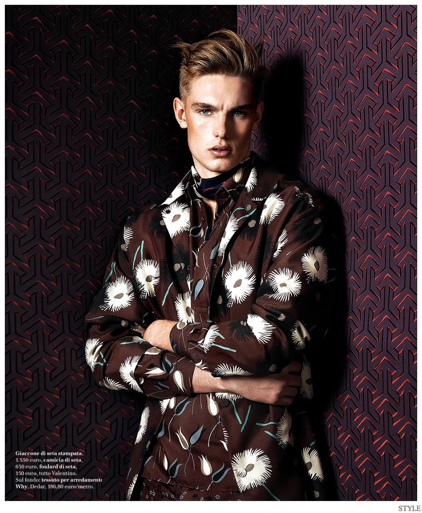 Tommy Marr Models Graphic Men's Fashions for Style Magazine – The ...