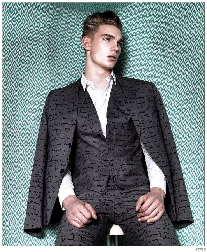 Tommy Marr Models Graphic Men's Fashions for Style Magazine – The ...
