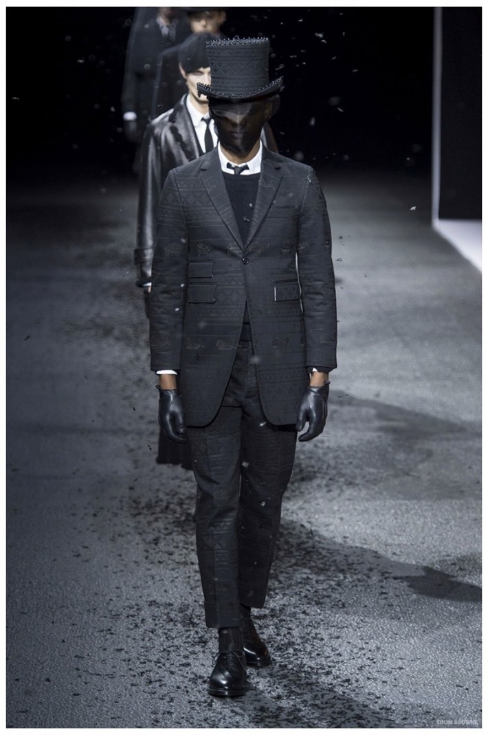 Thom Browne Fall/Winter 2015 Menswear Collection: Funeral Chic – The ...