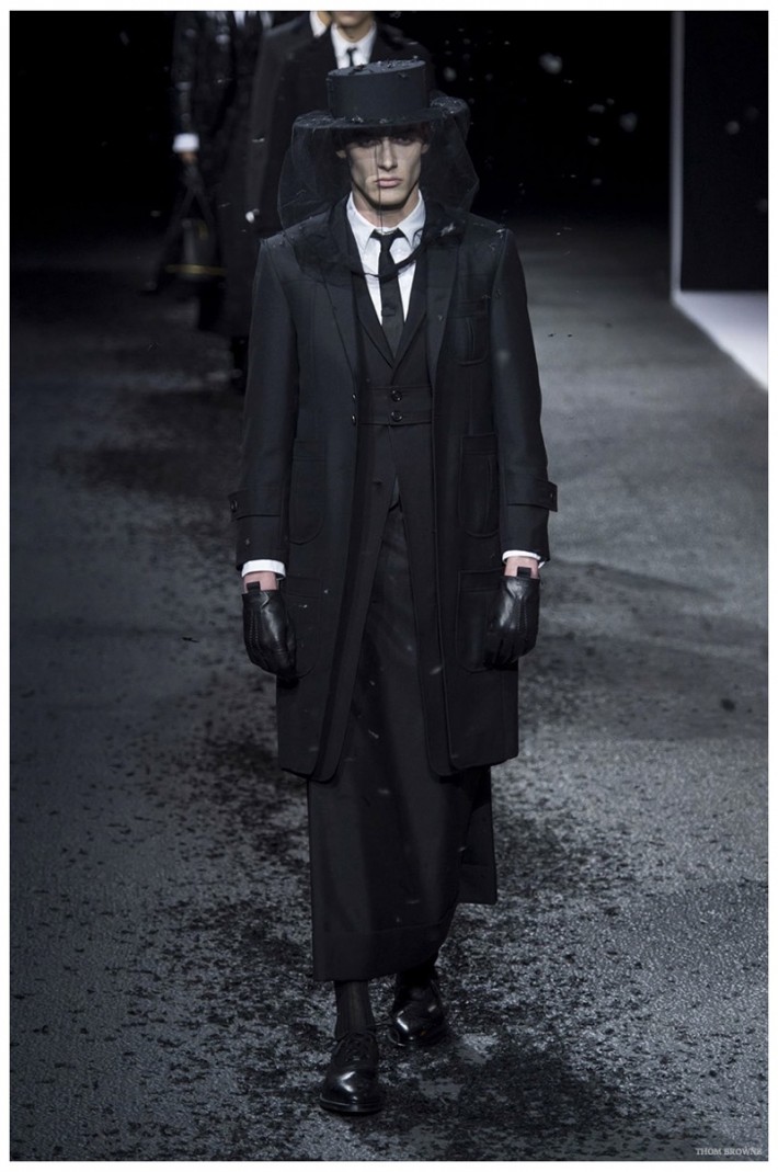 Thom Browne Fall/Winter 2015 Menswear Collection: Funeral Chic – The ...