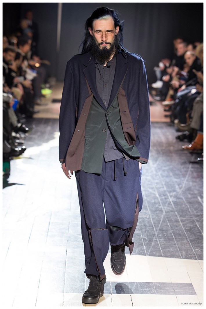 Yohji Yamamoto Fall/Winter 2015 Menswear Collection: The Black Wardrobe ...