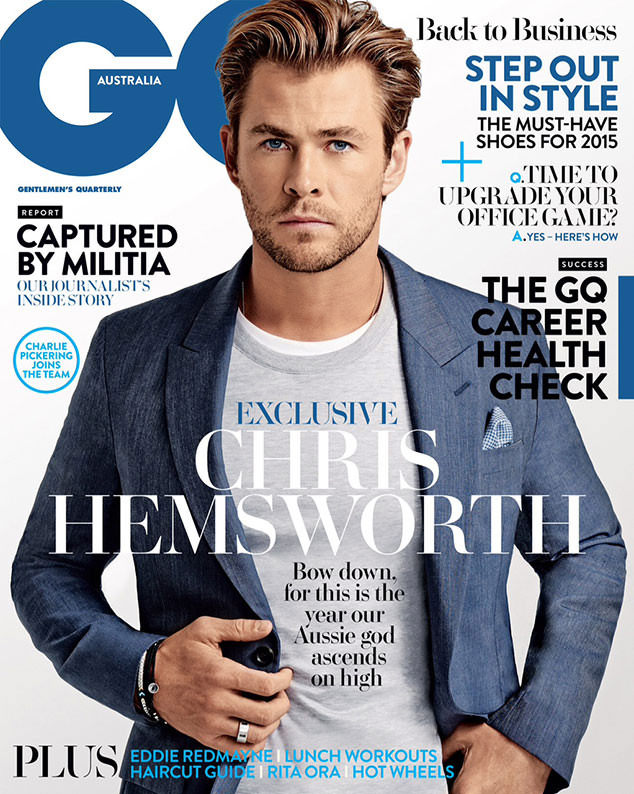 Chris Hemsworth Covers GQ Australia February 2015 Issue, Talks ...