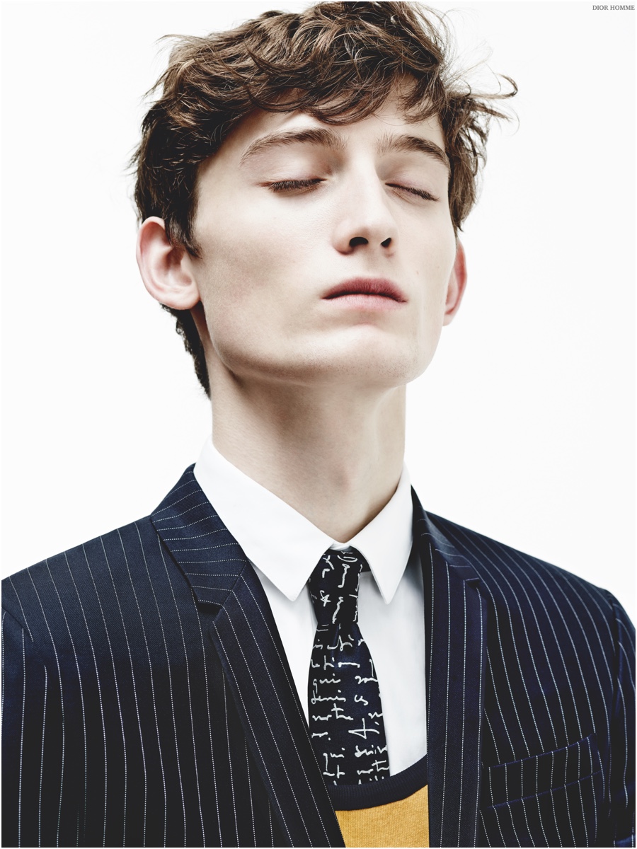 Pinstripes Remixed: Dior Homme Celebrates Suits & Stripes for Spring ...