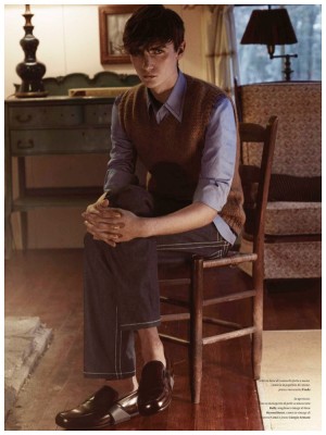 Gryphon O'Shea Models Spring Fashions for L'Officiel Hommes Italia ...