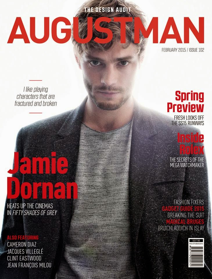 Jamie Dornan August Man February 2015 Cover