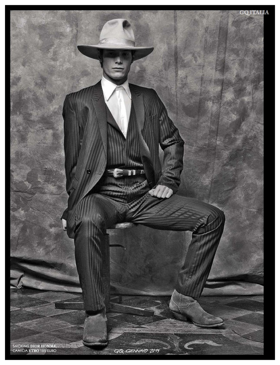 Jérémy Kapone Dons Romantic Western Styles for GQ Italia Shoot – The ...