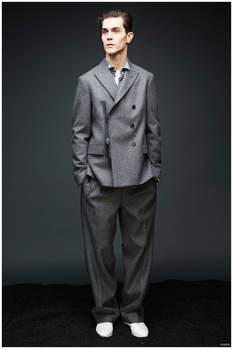 Joseph Furnishes Loose, Slouchy Fashions for Fall/Winter 2015 Menswear ...