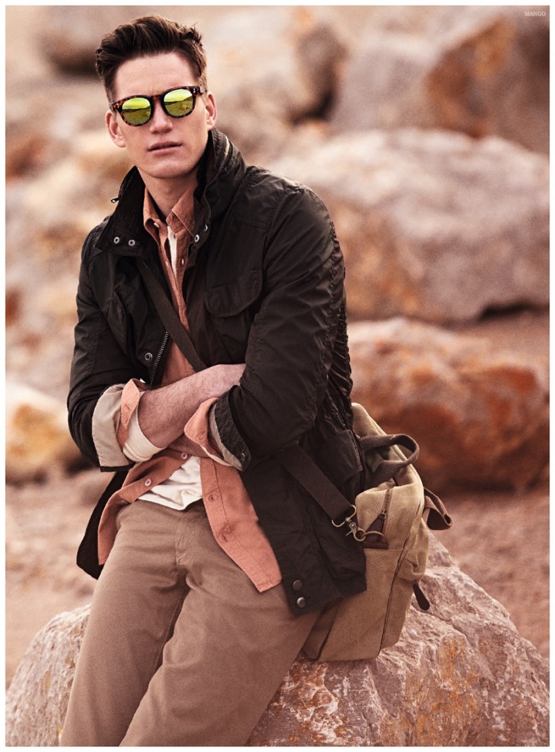 Mango Highlights Casual Men's Spring 2015 Styles in Mountain Shoot ...