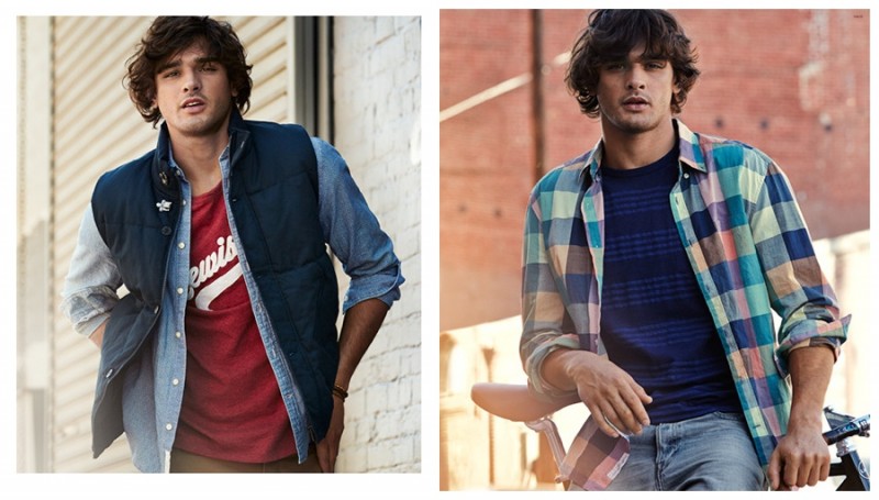 Marlon Teixeira Models Casual Spring Styles for H&M – The Fashionisto