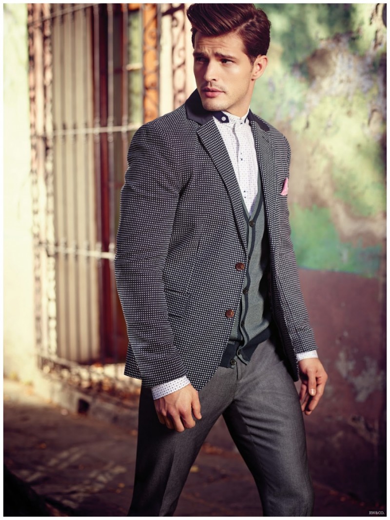 Diego Miguel Poses for New Casting Photos + Stars in RW&CO. Spring 2015 ...