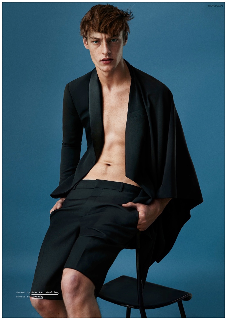 Cut + Paste: Roberto Sipos Models Bold Fashions for Manuscript Shoot ...