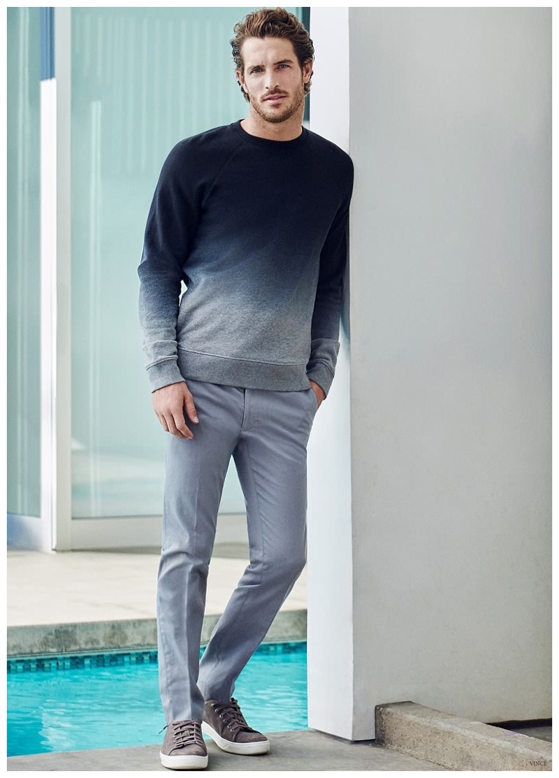 Justice Joslin Stars in Vince Spring/Summer 2015 Menswear Campaign ...