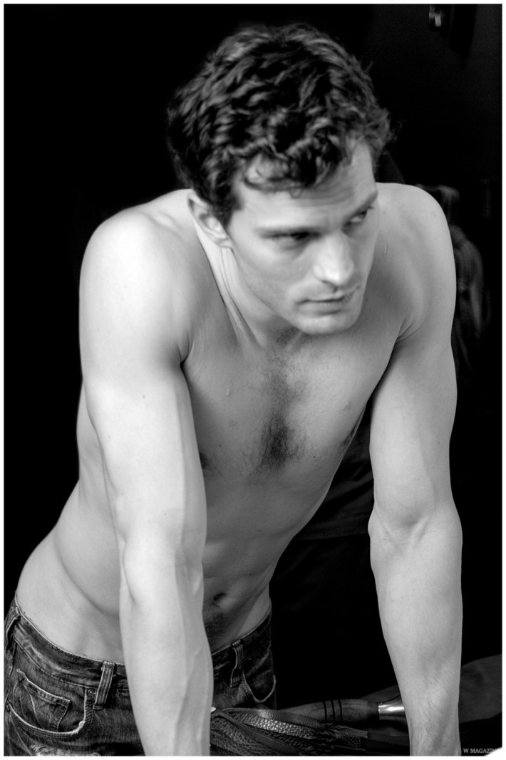 W Goes Behind The Scenes With Fifty Shades Of Grey Jamie Dornan The Fashionisto 