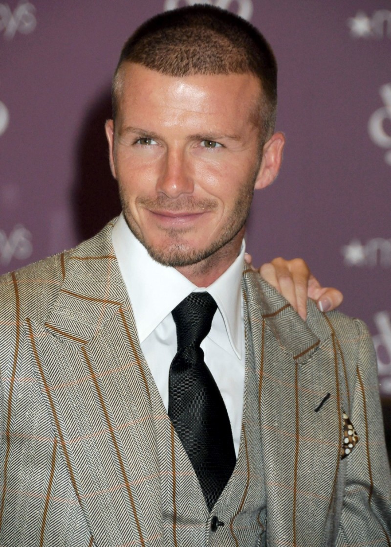 David Beckham Hair Style Photo Buzz Cut