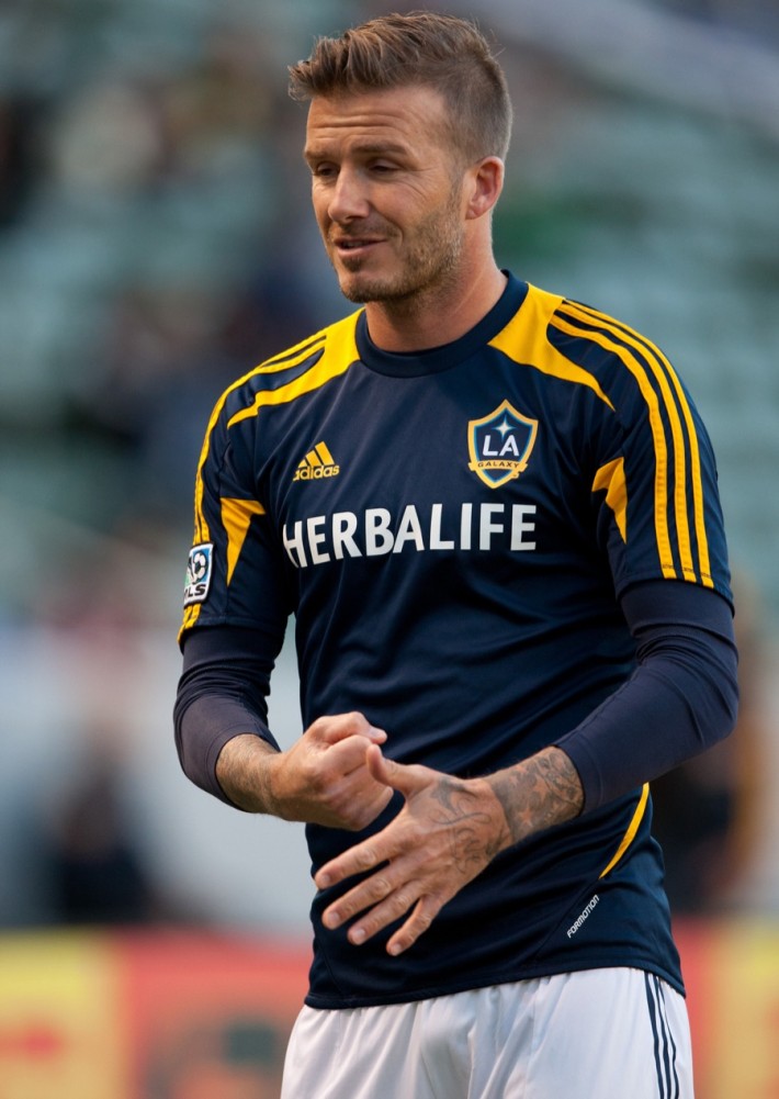 David Beckham Hairstyle Evolution Pictures