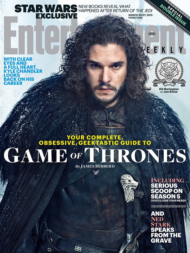 Entertainment Weekly March 2015 Cover Game of Thrones Kit Harington