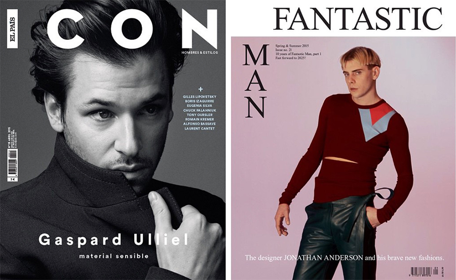 Covers: Jonathan Anderson for Fantastic Man, Gaspard Ulliel for