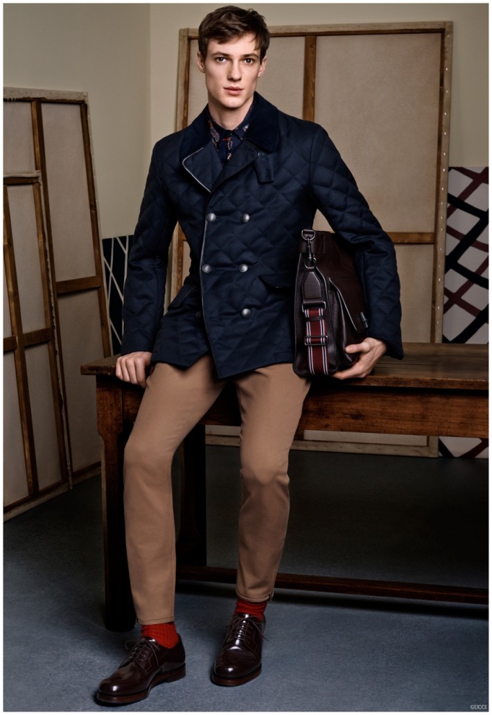 Gucci Pre-Fall 2015 Menswear Collection: Casual Chic + Equestrian ...