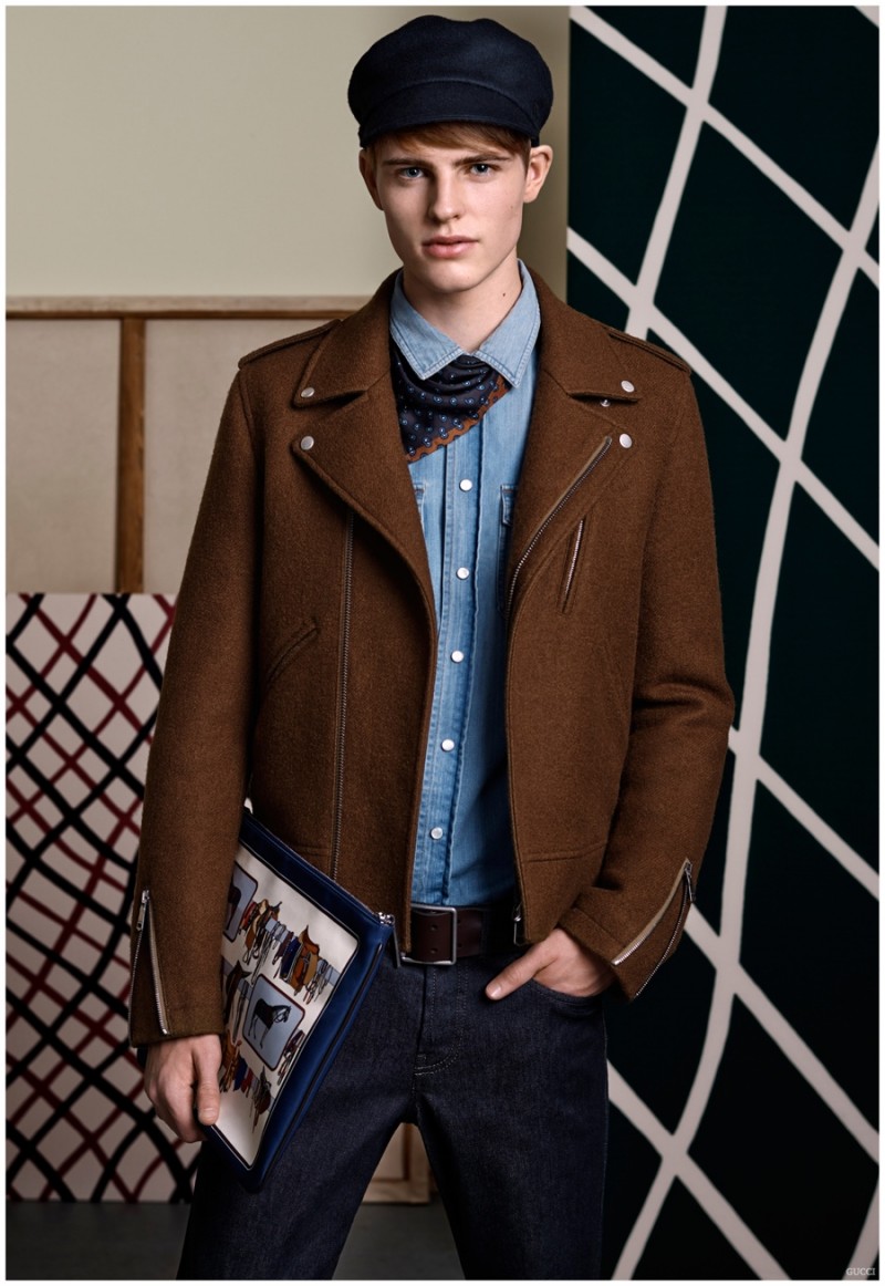 Gucci Pre-Fall 2015 Menswear Collection: Casual Chic + Equestrian ...