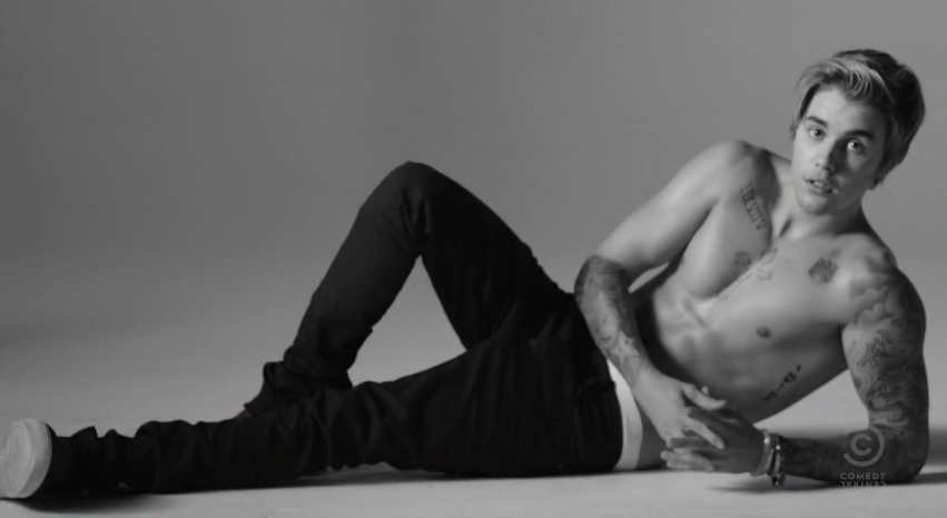 Justin Bieber Calvin Klein Ad Spoof Comedy Central Roast Photo 2015