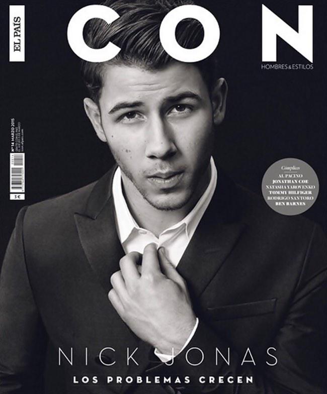Nick Jonas March 2015 Icon Magazine Cover