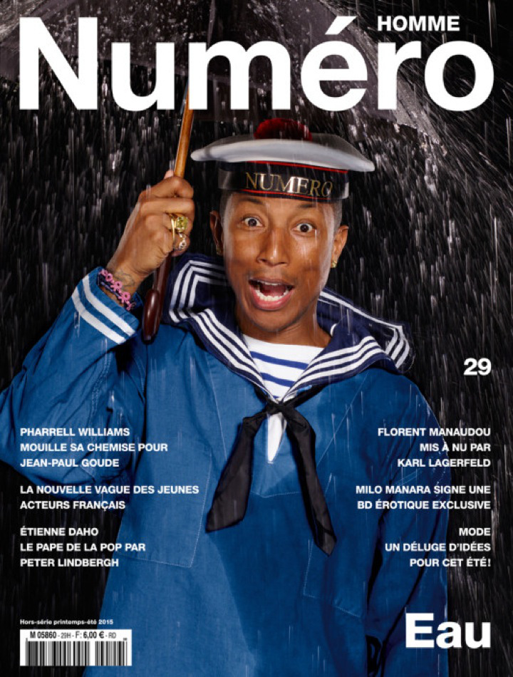 Pharrell Numero Homme Spring Summer 2015 Cover