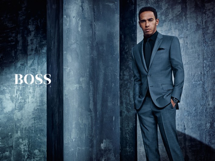 Lewis Hamilton + Nico Rosberg Front Boss by Hugo Boss F1 Campaign – The ...