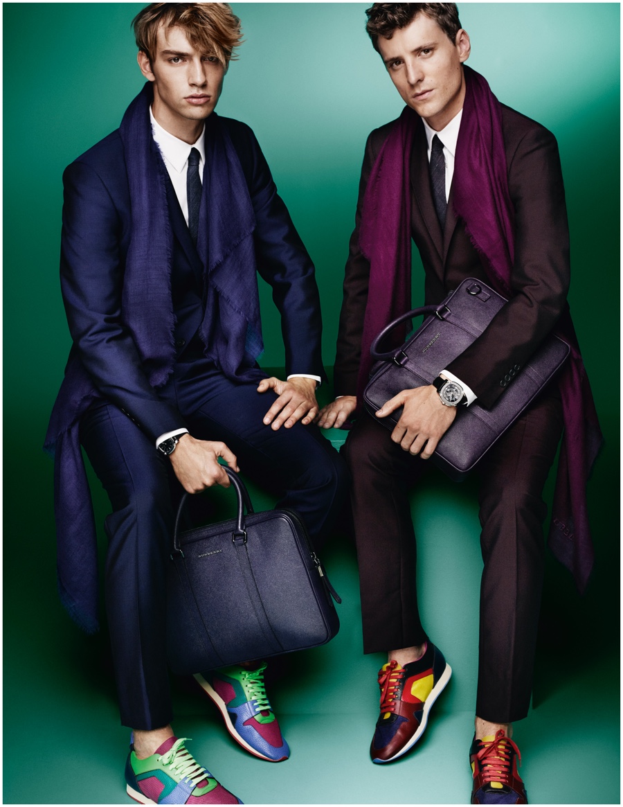 Burberry Highlights Suits & Sneakers for Spring 2015 Campaign – The  Fashionisto