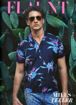Miles Teller Covers Flaunt in Ray-Ban Aviators – The Fashionisto