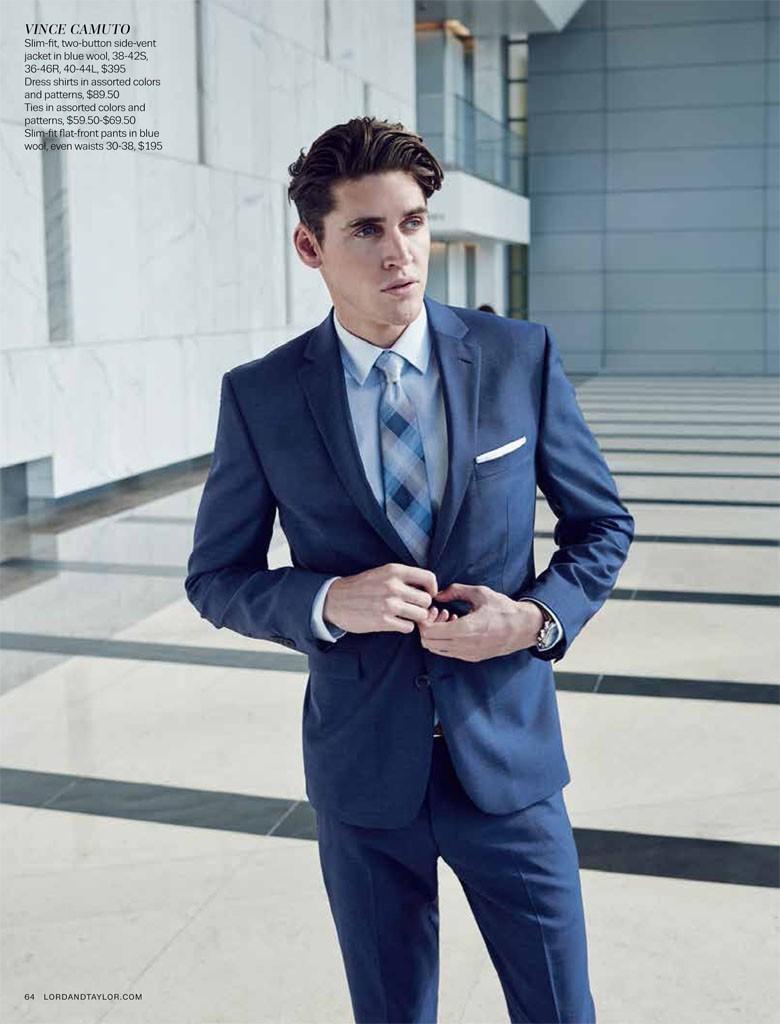 Lord and Taylor Spring Summer 2015 Mens Catalogue Modern Suiting Styles Isaac Carew 004