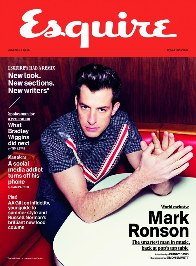 Mark Ronson Covers June 2015 Esquire UK, Talks Being Hot Again | The ...