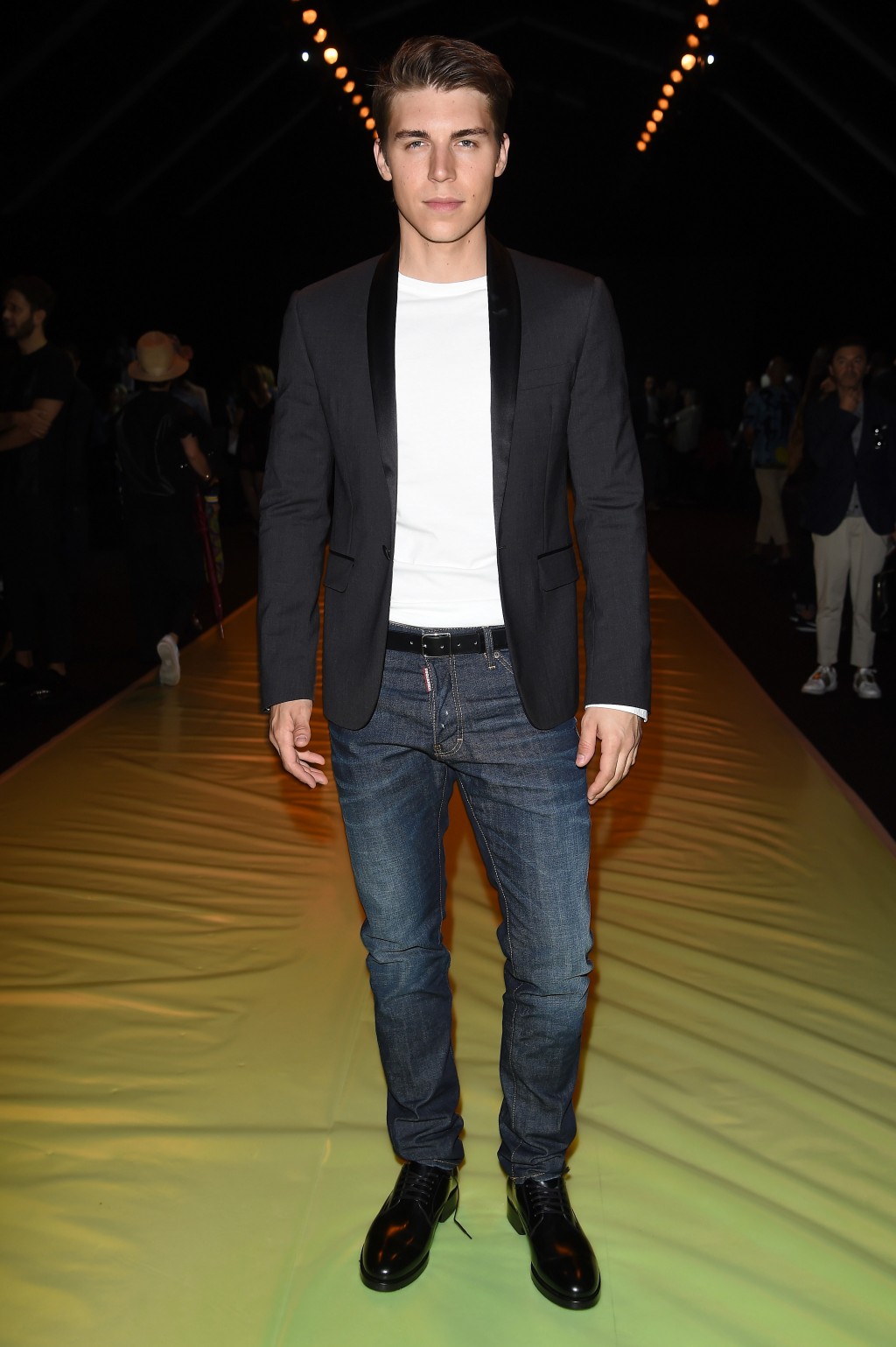 RJ Mitte, Nolan Gerard Funk + More Attend Dsquared2 Spring 2016 Show ...