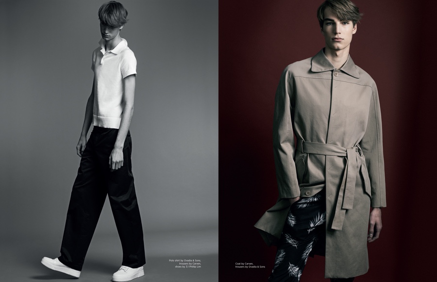 Gustav Swedberg Embraces Somber Summer for Da Man Fashion Editorial ...