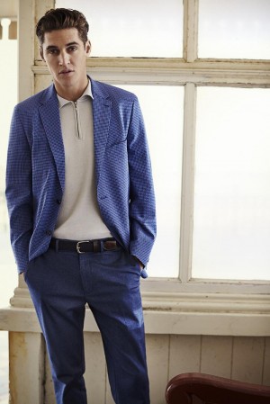 Isaac Carew Channels 1950s Men's Style for Marks & Spencer