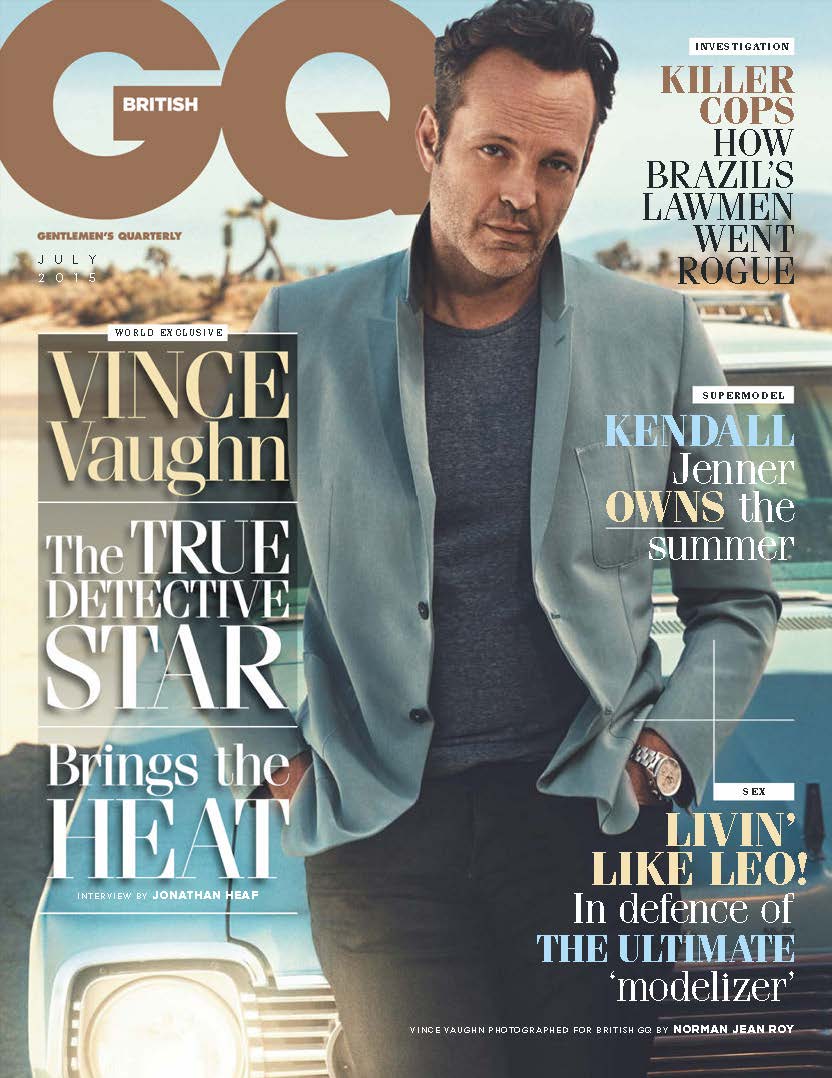 Vince Vaughn British GQ July 2015 Cover