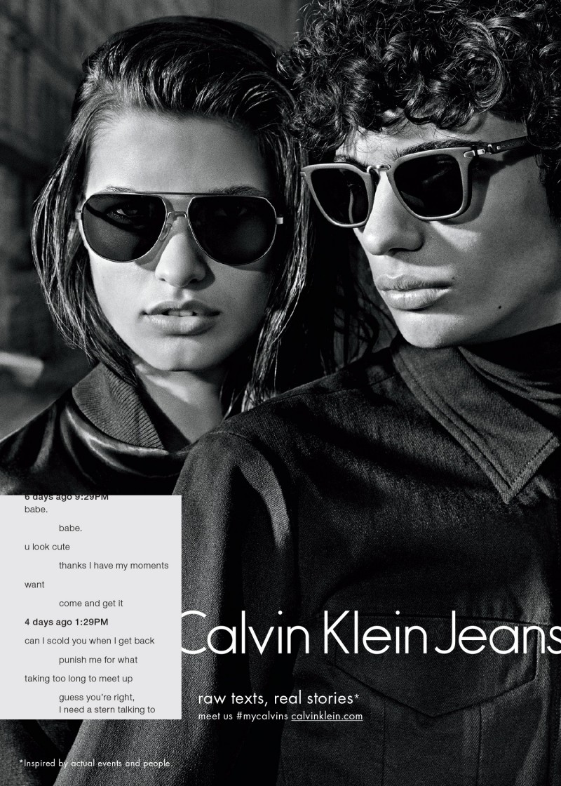 Calvin Klein Jeans Fallwinter 2015 Campaign Texts And Sex The Fashionisto 