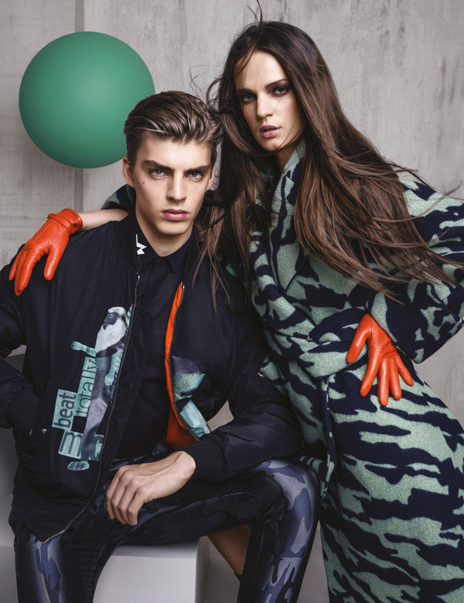 Fashion model Tijs Van Der Gun and their looks