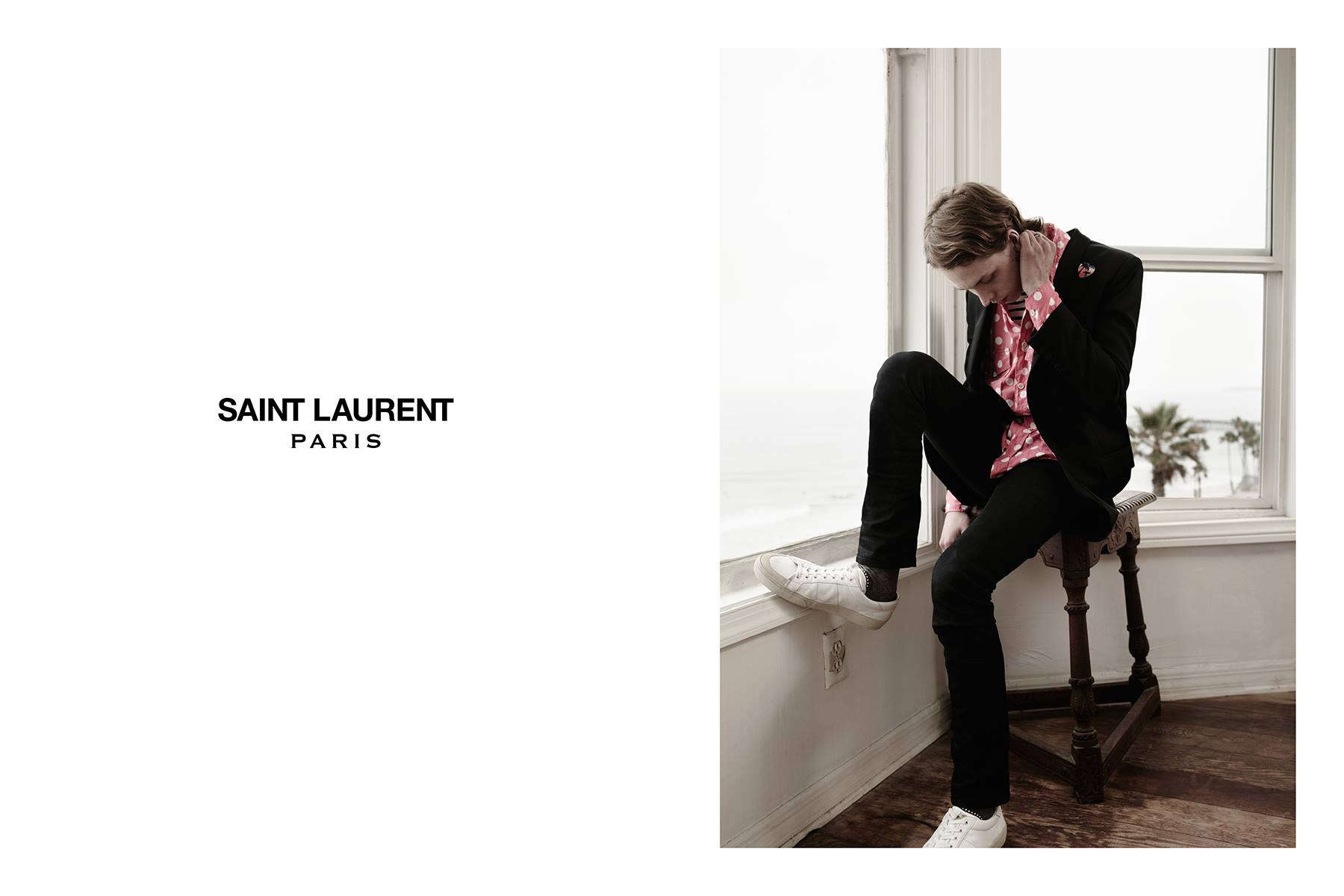 Saint Laurent Spring Summer 2016 Jack Kilmer Shoot 001
